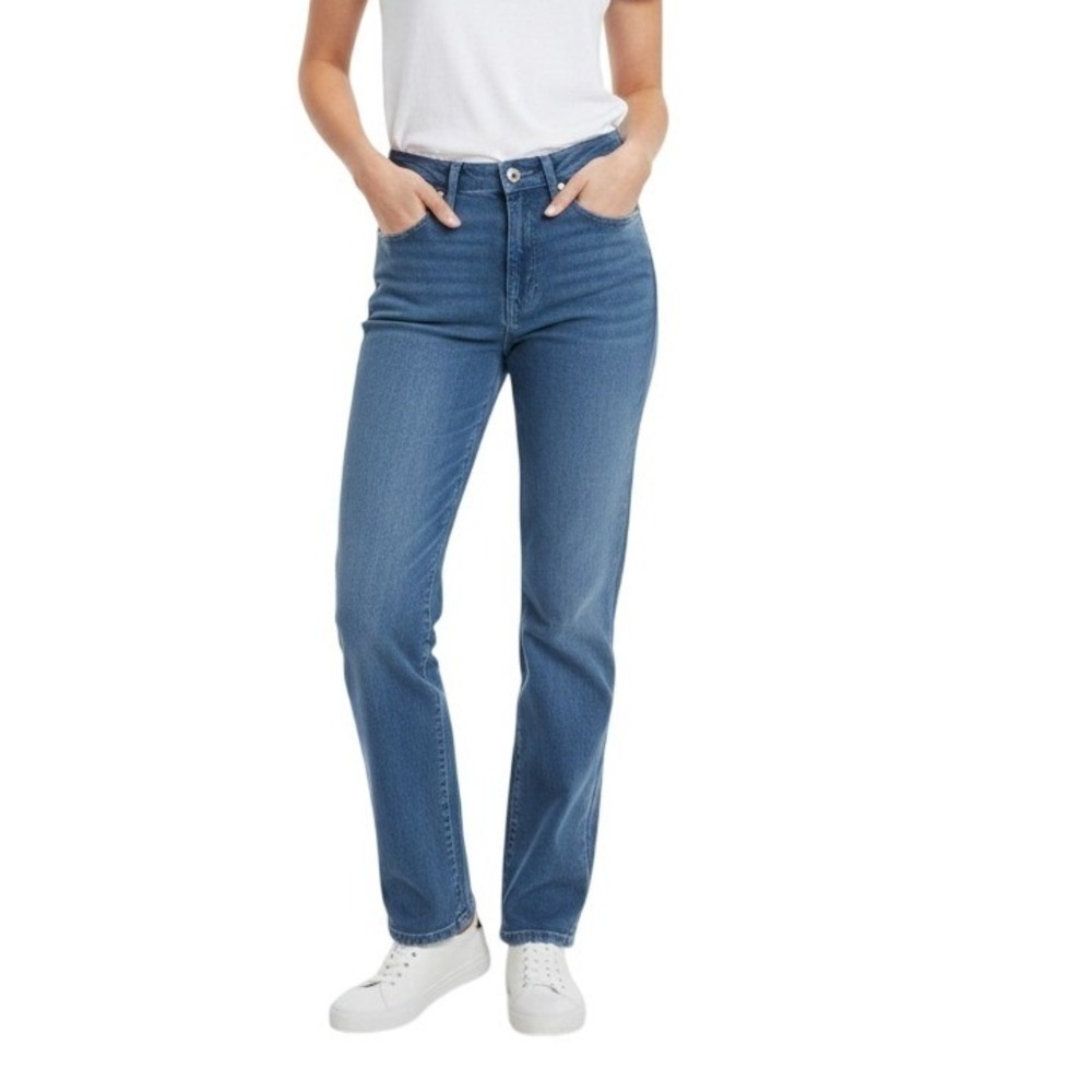 Guess Jeans Georges Marciano Womens 29 Blue Vintage High Rise Straight Leg USA